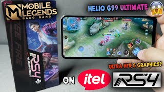 Mobile Legends: Bang Bang GAME TEST on itel RS4 | G99 ULTIMATE MAX SETTINGS! 😱️‍🔥 BEST PHONE FOR ML?