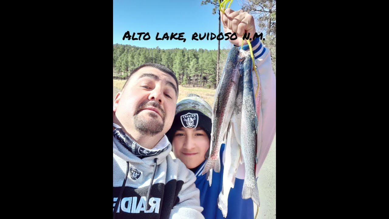 Alto lake, Ruidoso N.M. trout fishing YouTube