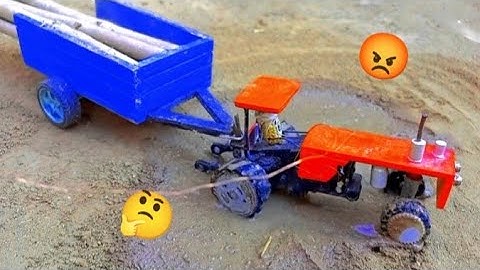 diy tractor stuck in mud mini science project | Hacks point | Shaitani ideSShaitan @Mini KTG etc..