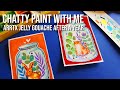 CHATTY PAINT WITH ME | Is JELLY GOUACHE still good after a year of not using it?