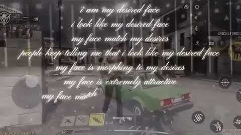 who are you? "man, I AM my desired face."