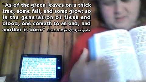 Cross-reference to the Apocrypha in Cambridge Cameo & Turquoise