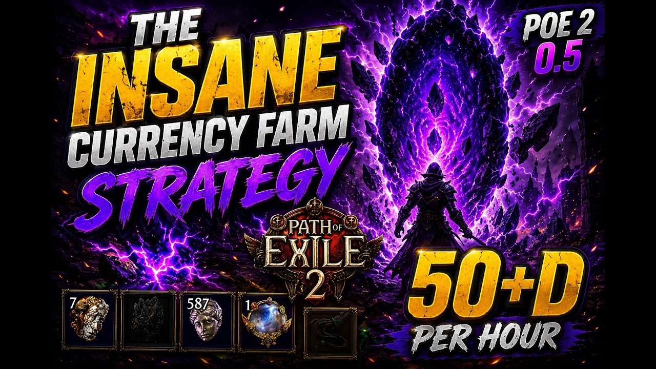 The INSANE Currency Farm Strategy POE 2 0.5 50+D per Hour
