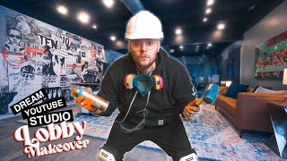 Building My DREAM YouTube Studio In a WAREHOUSE - [Lobby Makeover] E4