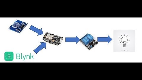 NodeMCU ESP8266 : Điều khiển relay bằng Blynk và cảm biến chạm