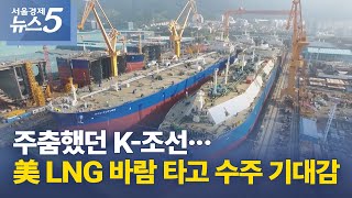 주춤했던 K-조선…美 LNG 바람 타고 수주 기대감