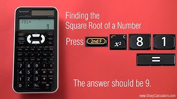 Tutorial: Roots for Sharp EL-506XB