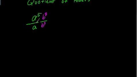 alg I Dividing Monomials pt One