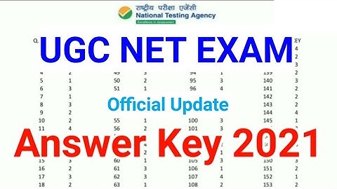 UGC NET Official Answer key 2021 | UGC NET Result Date Announced 2021 | UGC NET Result Latest Update