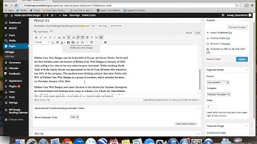 Hidden Gem Web Designs: Editing Your Page - Part 3 - Pages