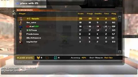 Quakelive Instagib- Asylum -Fanatic vs Us.player.avi