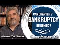 Can Chapter 7 Bankruptcy be denied? The answer is yes, but it is far less likely than many people think. In fact, the only time a judge will deny you a Chapter 7 discharge is if you have an overlooked asset that you are trying to hide or if you make more than the allowable amount. If you are just filing for Chapter 7 bankruptcy because you can't pay your bills, don't have any nonexempt assets, and don't have any unusual circumstances, your petition will almost definitely be granted.