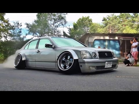 搬出動画 夏ドレ 16 シャコタン Vipカー 車高短 エアサス Lowered Exhaust Low Car Youtube