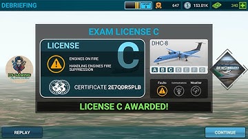 Engines on Fire- License C | DHC-8 | Airline Commander