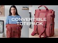 Pole convertible totepack pangea collection  handson review  dailyobjects