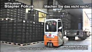 Verlust der Ladung durch Eile by Mitsubishi Stapler Fokus 8,624 views 10 years ago 38 seconds