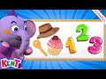 Kent el elefante | Contar Los Números | Juega y aprende | Educational Videos For Kids