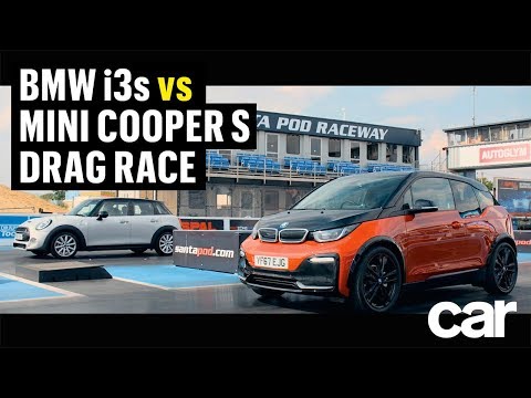 bmw-i3s-vs-mini-cooper-s-drag-race-|-car-magazine