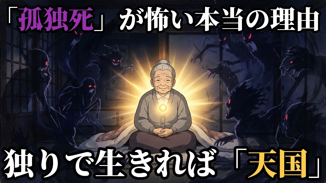 【警告】「孤独死」を恐れるのは、自分の人生を生きていない証拠です。依存という毒を捨て、独りで“天国”を歩む方法。