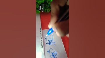 Stylish signature for Arun #signaturestyle #firstkalakar #sign #shorts