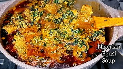 How to Cook Egusi Soup Like a Pro || Nigerian Egusi Soup With Vegetable, Easy and Delicious!