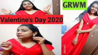 Valentine VALENTINE Day Makeup | GRWM for Valentines | 2020 Valentine day makeup | KOTHAPUDI SNEHA