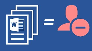 How to Bulk Remove Author & Last Modified By from Word Documents