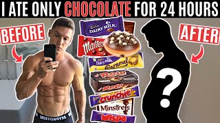 I ate nothing but CHOCOLATE for 24 HOURS and this is what happened...