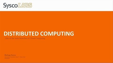 Distributed Computing