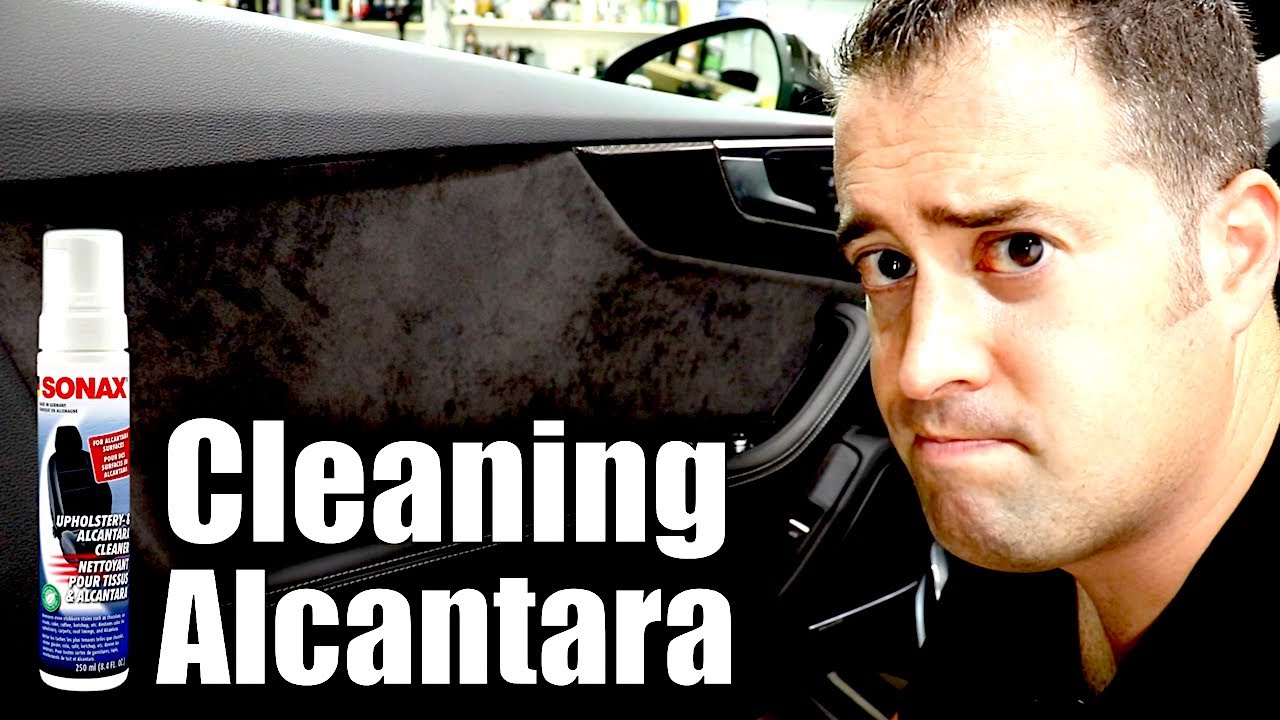 How to Clean Alcantara - Sonax Alcantara & Upholstery Cleaner 