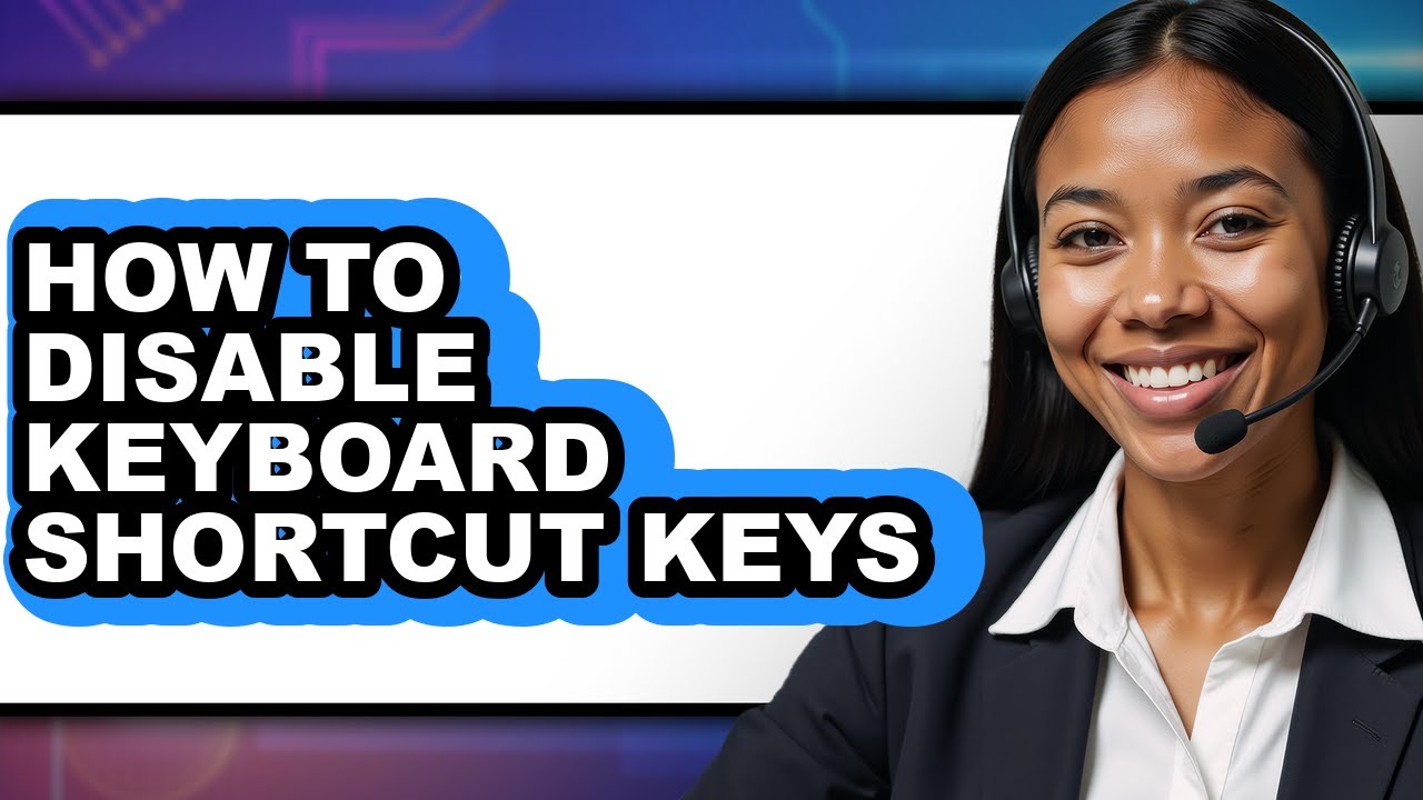 Keyboard Command Disable How to Disable Keyboard Shortcut Keys - Full Guide - YouTube