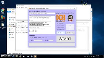 BTC Faucet Collector Bot Automatic ETH&BTC Collection Software