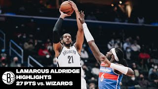 LaMarcus Aldridge Highlights | 27 Points vs. Washington Wizards