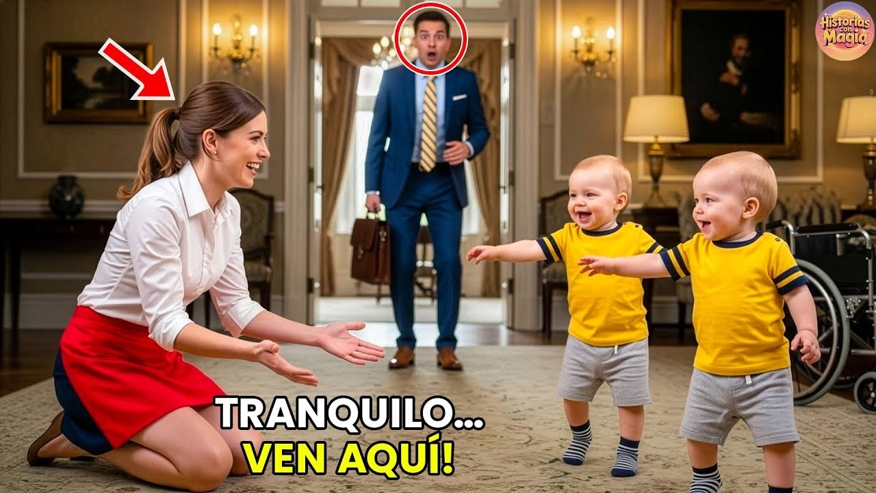 La Mesera Se Atreve Con Gemelos Paralizados Del Millonario    3 S Después, Queda Mudo Al Oír Mamá