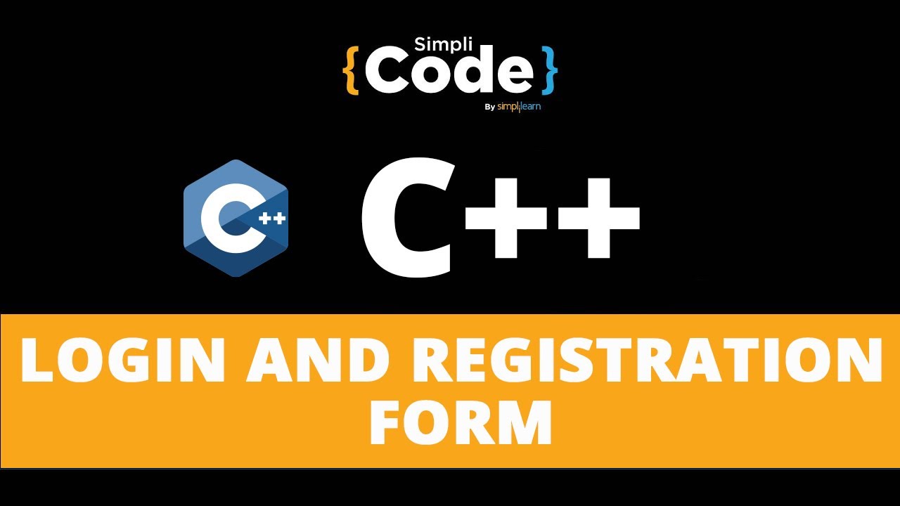 Login and Registration Form in C++ | C++ Projects With Source Code ...