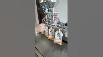 spout pouch bag paste filling machine