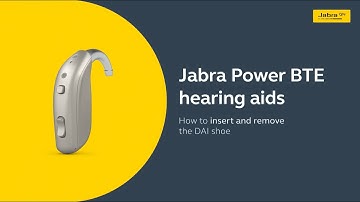 Jabra Enhance Pro 20 Power BTE: How to insert and remove the DAI shoe