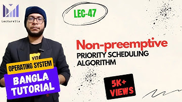 (Part-2.18) Non Preemptive Priority Scheduling Algorithm | OS   বাংলা টিউটোরিয়াল
