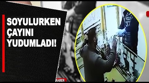 SOYULURKEN ÇAYINI YUDUMLADI