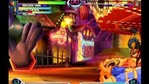 Marvel vs. Capcom 2 - Wolverine, Spider-Man, Captain America (Part 1)
