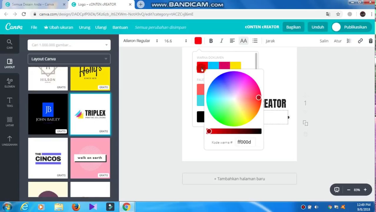  Cara  Membuat Logo di  Canva  YouTube