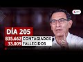 Coronavirus en el Perú: Mensaje de Vizcarra en el día 205 del estado de emergencia