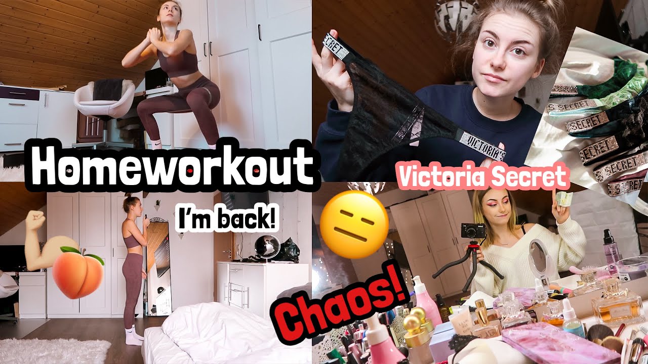 Zurück in den Alltag.. Homeworkout session ist back + Underwear struggle /NicoleDon