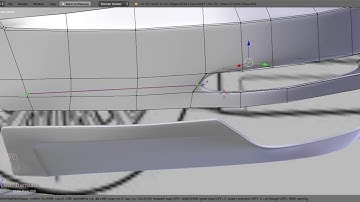 Beginner Blender Tutorials: 6. How to model a car(back bumper)