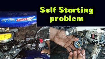 TVS APACHE RTR 160/200 V Bs6 bike Self starting problem /side stand sensor repair /bypass. DIY .