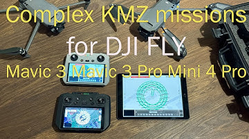 DJI Fly KMZ mission file import with the map-creator iOS and DJI RC, Mavic 3, DJI Air 3, Mini 4 Pro