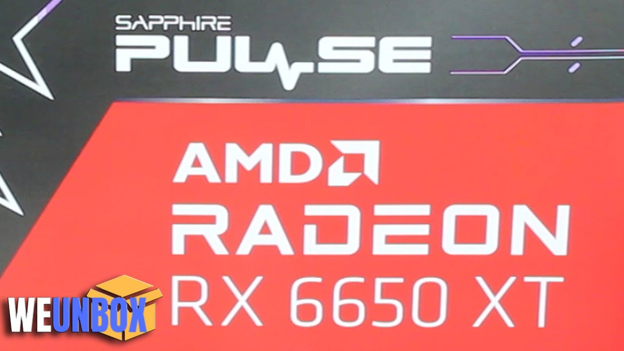Unboxing RX 6650 XT - Sapphire Pulse AMD Radeon RX 6650 XT