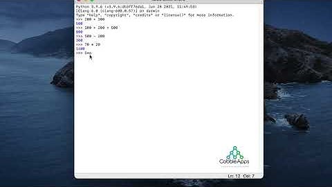 basic arithmetic operations | Python
