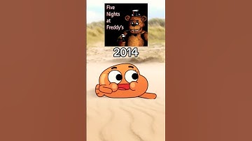The evolution of Five Nights at Freddy’s #shorts #evolution #gumball #fnaf #memes