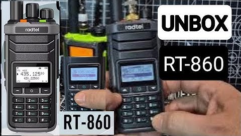 UNBOX   Radtel RT-860 Super Budget Radio - HF VHF UHF AIRBAND
